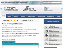 Tablet Screenshot of legacymedical.net